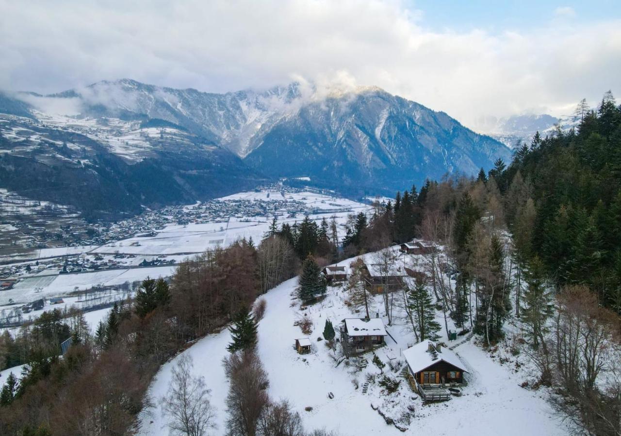 Charmant Chalet Dans La Montagne Proche De Verbier Sembrancher Exteriör bild