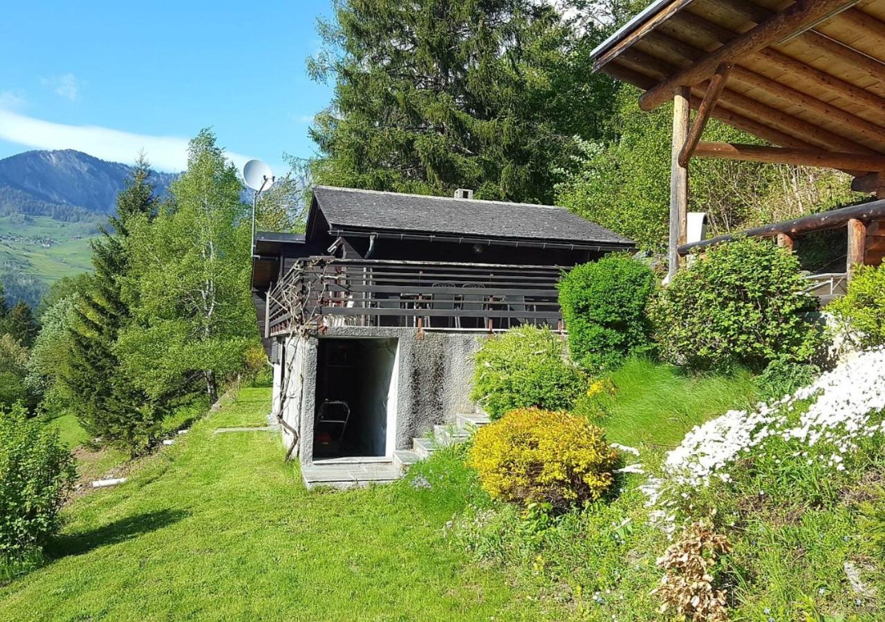 Charmant Chalet Dans La Montagne Proche De Verbier Sembrancher Exteriör bild