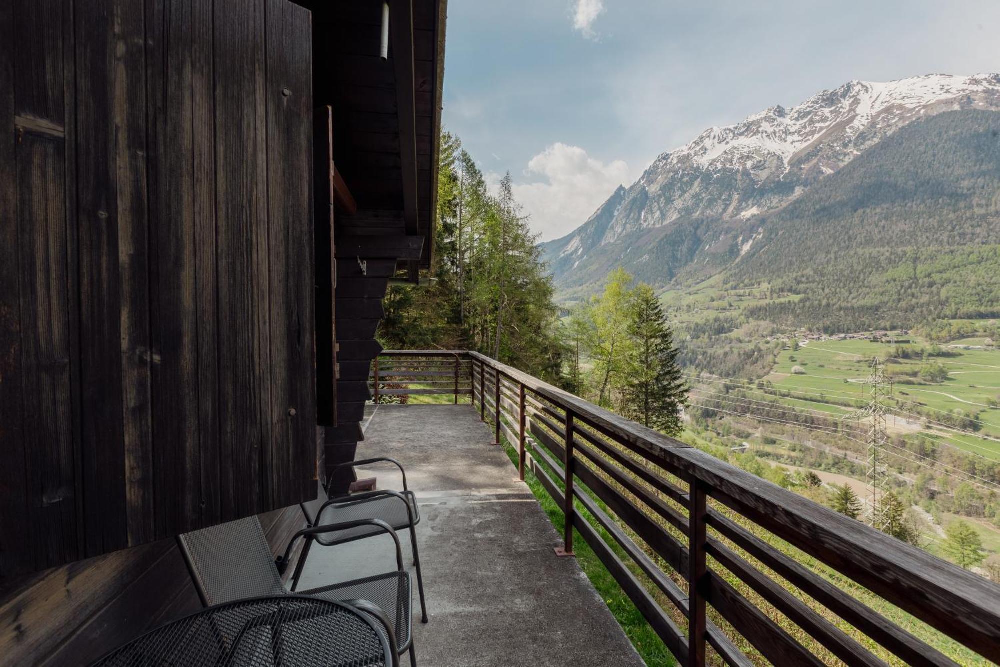 Charmant Chalet Dans La Montagne Proche De Verbier Sembrancher Exteriör bild